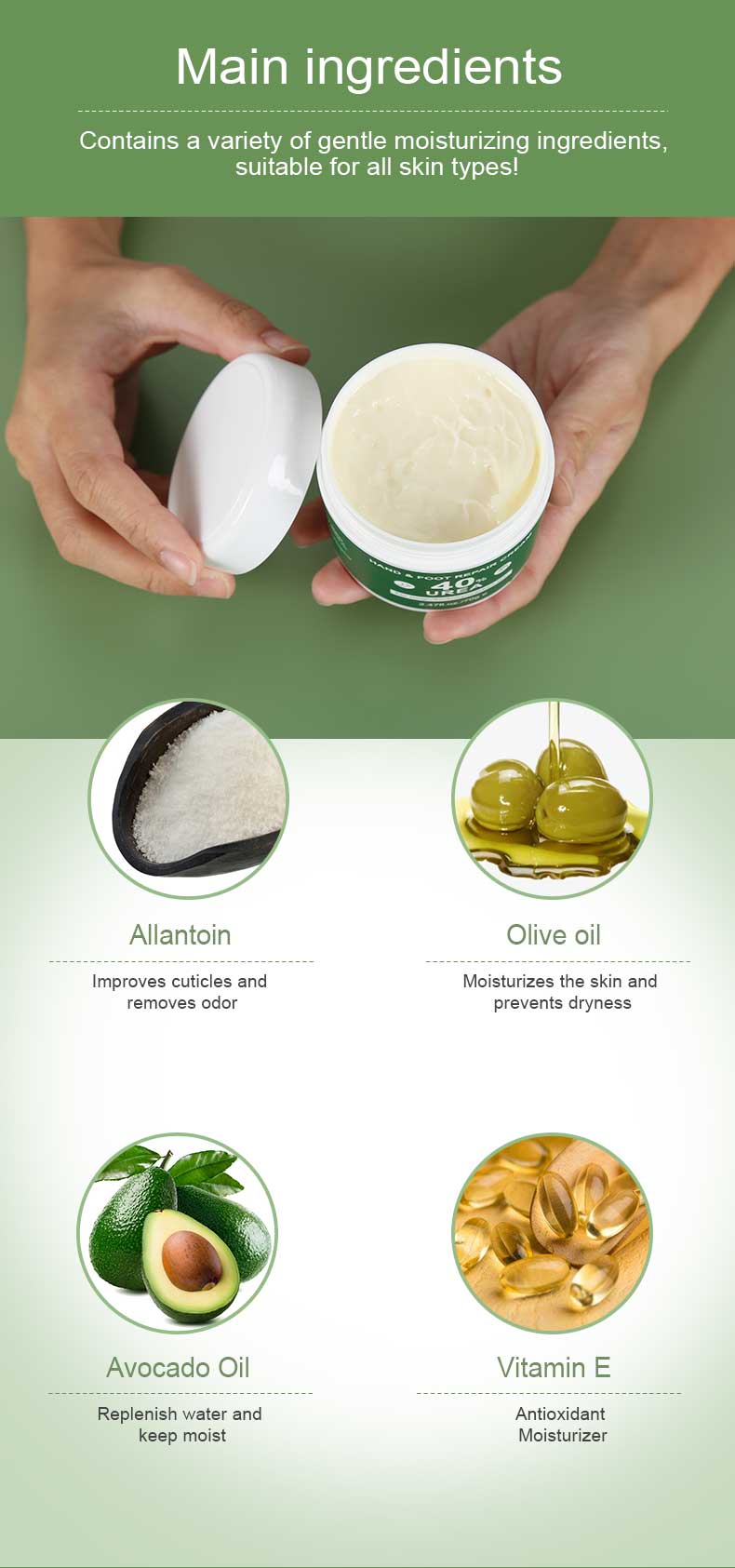 product-custom logo Allantoin Moisturizing Hand Foot Cream-Calla-img-1