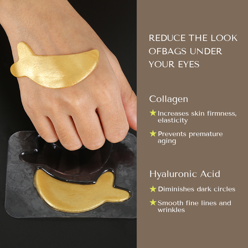 custom logo under eye gel pads collagen skin care korean eye patches mask
