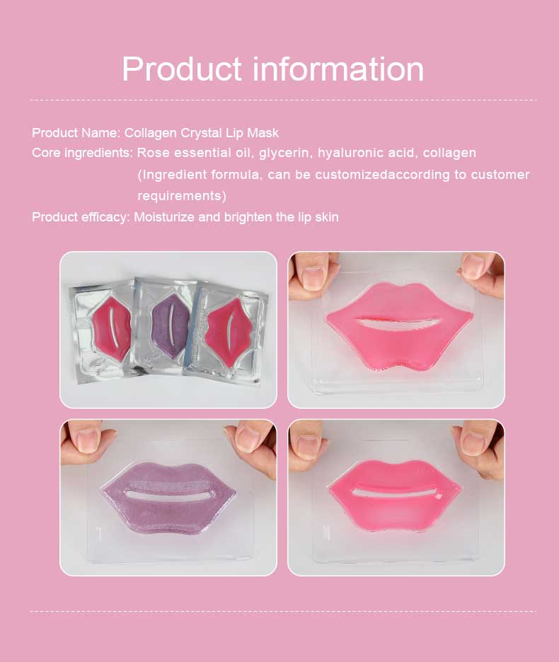 Crystal lip mask