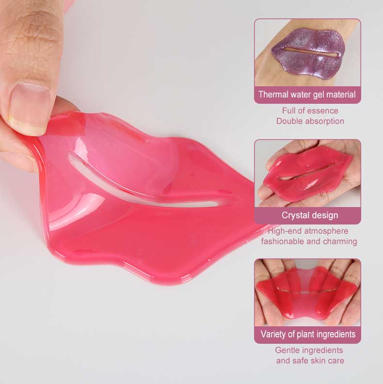 Crystal lip mask