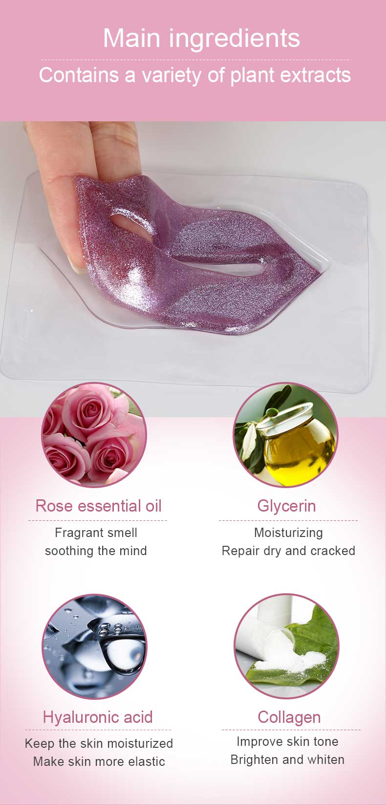 product-Calla-Collagen Crystal Lip Mask Anti-Aging Lip Wrinkles Skin with Moisturizing Lip mask-img-1