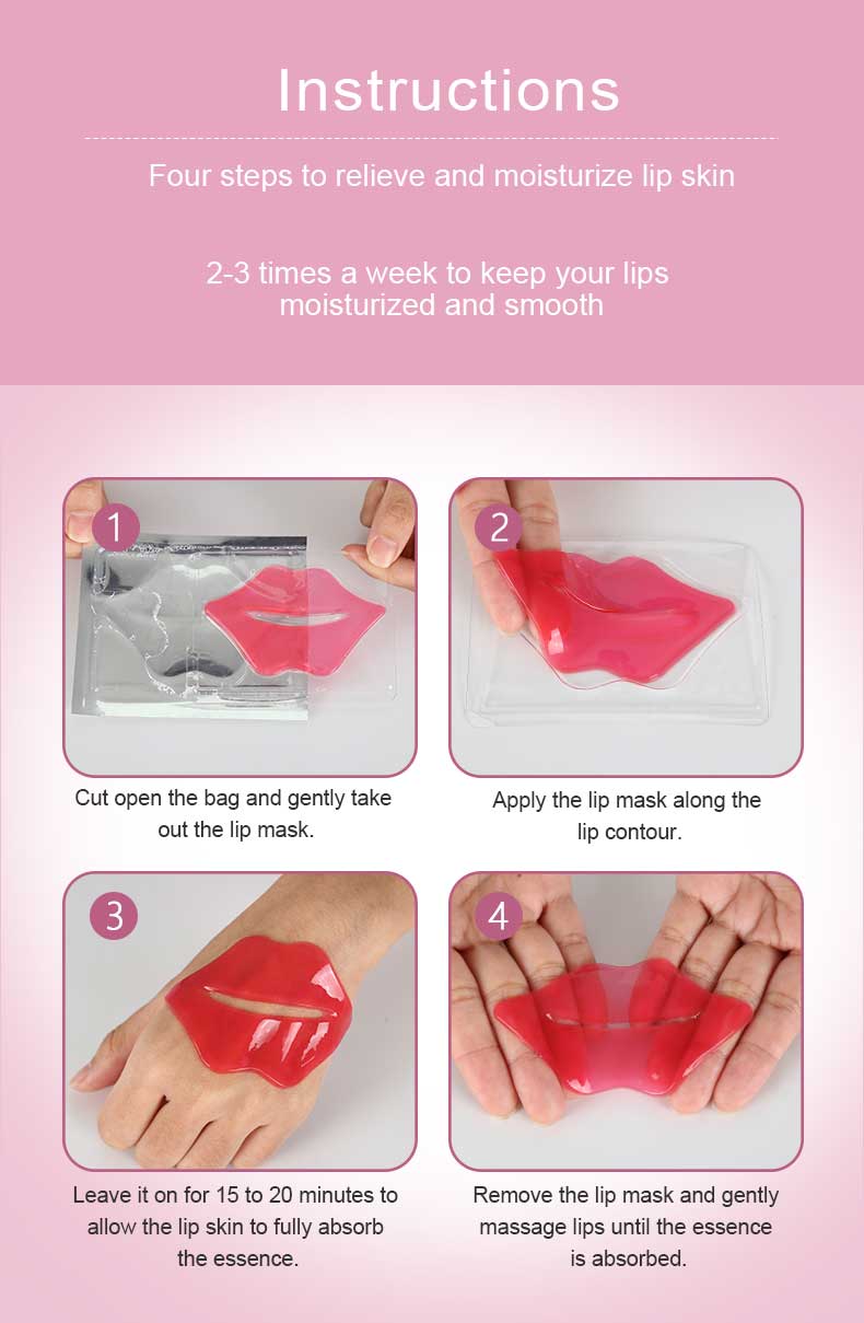 product-Collagen Crystal Lip Mask Anti-Aging Lip Wrinkles Skin with Moisturizing Lip mask-Calla-img-1