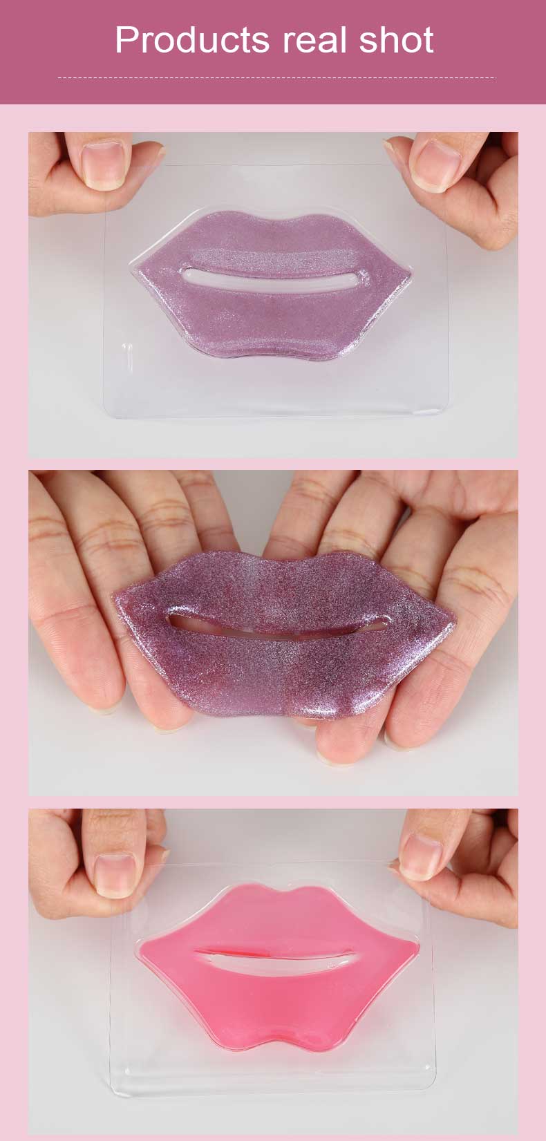 Crystal lip mask