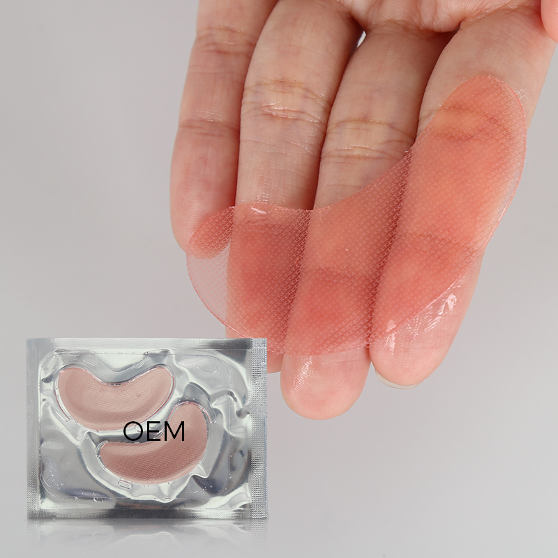 Hydrating Mesh Eye Masks Organic Hyaluronic Acid Wrinkles Dark Circles Collagen Eye Mask Private Label