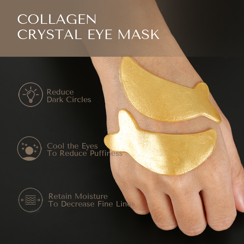 hyaluronic acid collagen eye patch private label hydrogel under eye mask