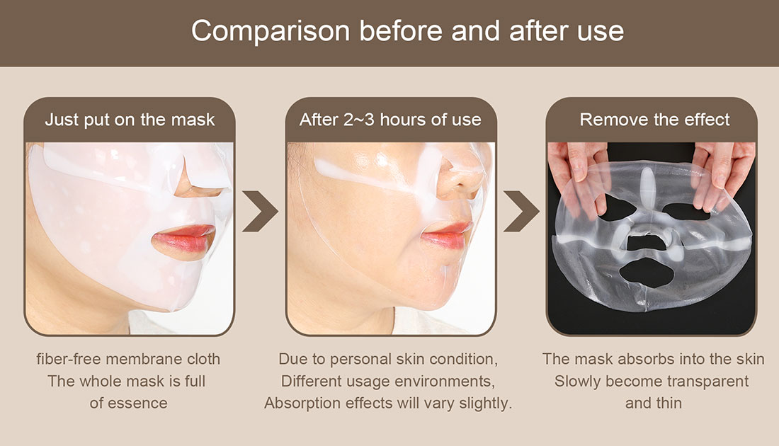 news-Calla-Collagen whitening facial mask is applied to firm the skin at the bottom, brighten the sk